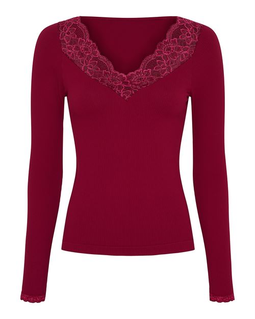 TIM OG SIMONSEN T-SHIRT, BELEN BLOUSE COSTINA, BORDO